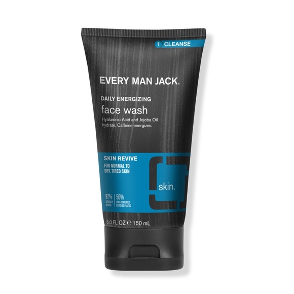 NWT Every Man Jack Energizing Face Wash - Fragrance Free - Picture 1 of 6